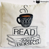 coussin coffee books